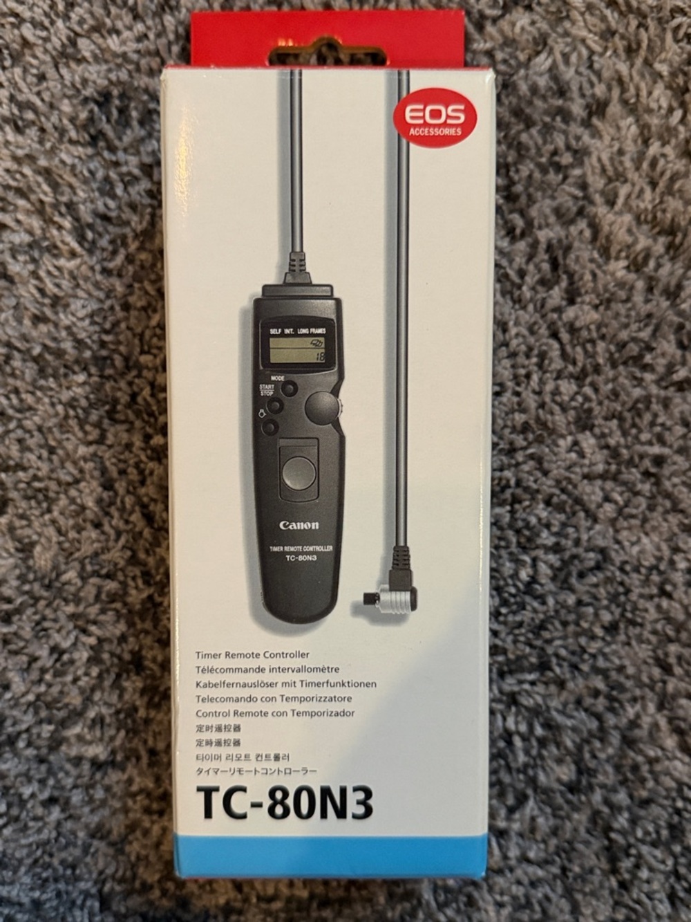 **NEW** Canon TC-80N3 Timer Remote Controller - Black